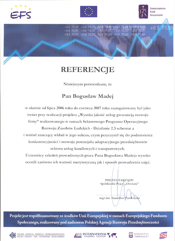 Referencje